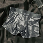 Charger l'image dans la galerie, VENTE CHAUDE 💥2025 BOXERS HOMME DE LUXE EN SOIE GLACE | DOUBLURE EN SOIE DE MURIER ANTIBACTÉRIENNE
