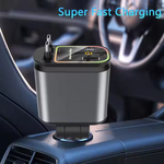 Charger l'image dans la galerie, Chargeur de voiture rétractable à charge rapide (iPhone et Android)
