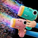 Charger l'image dans la galerie, Pistolet à bulles dinosaure 40 trous lumineux - Bubblo™
