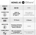 Charger l'image dans la galerie, Clé USB enregistreur vocal avec détection de voix
