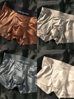Charger l'image dans la galerie, VENTE CHAUDE 💥2025 BOXERS HOMME DE LUXE EN SOIE GLACE | DOUBLURE EN SOIE DE MURIER ANTIBACTÉRIENNE
