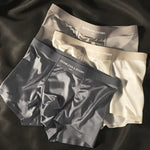 Charger l'image dans la galerie, VENTE CHAUDE 💥2025 BOXERS HOMME DE LUXE EN SOIE GLACE | DOUBLURE EN SOIE DE MURIER ANTIBACTÉRIENNE
